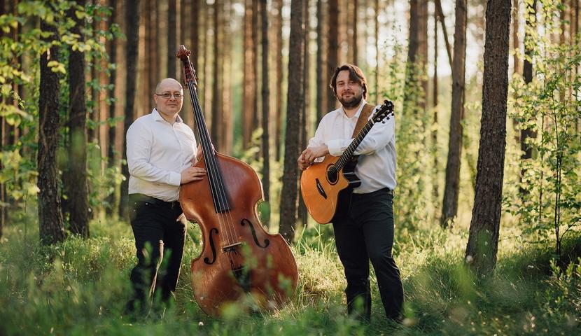 Duo kitarr ja kontrabass | Duo Vago ja Sirp. Foto: Maanus Kullamaa Duo kitarr ja kontrabass | Duo Vago ja Sirp